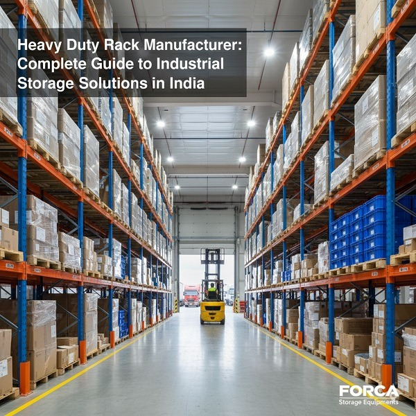 Heavy duty rack manufacturer in India showcasing pallet racking systems in a modern warehouse